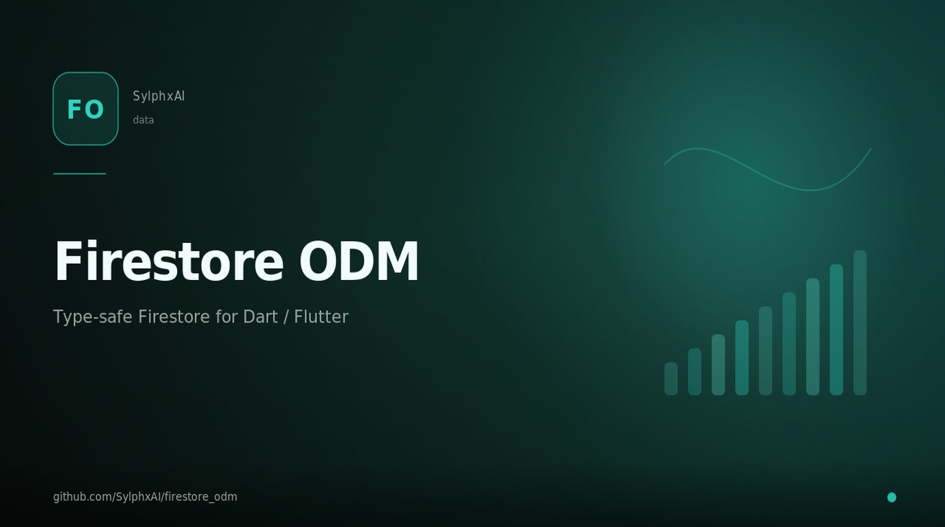 firestore_odm — 🔥 Type-safe Firestore ODM for Dart/Flutter - code-generation with zero reflection tooling
